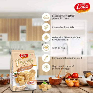 LAGO GASTONE-Poker Wafers-Cappuccino-250g